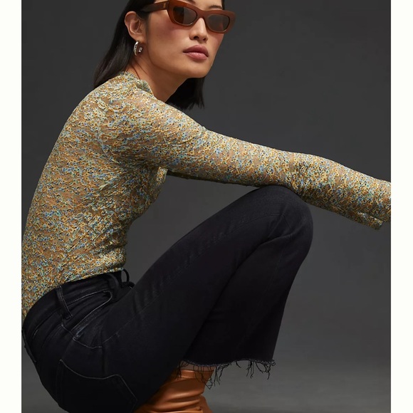 MOTHER Hustler Ankle fray jeans color: encounters at night - Picture 3 of 3